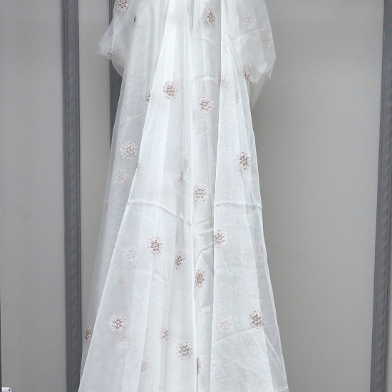 Tebriz V-5 Wholesale Brode Embroidered Tulle Curtain Fabrics Living Room and Bedroom Curtains 4 Models 100% Polyester