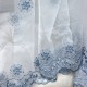 Tebriz V-34 Wholesale Brode Embroidered Tulle Curtain Fabrics Living Room and Bedroom Curtains 4 Models 100% Polyester