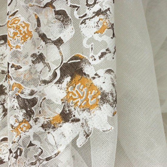 Uluabat V-447 Wholesale Raschel Plain Knitted Tulle Curtain Fabrics Living Room and Bedroom Curtains 3 Models 100% Polyester