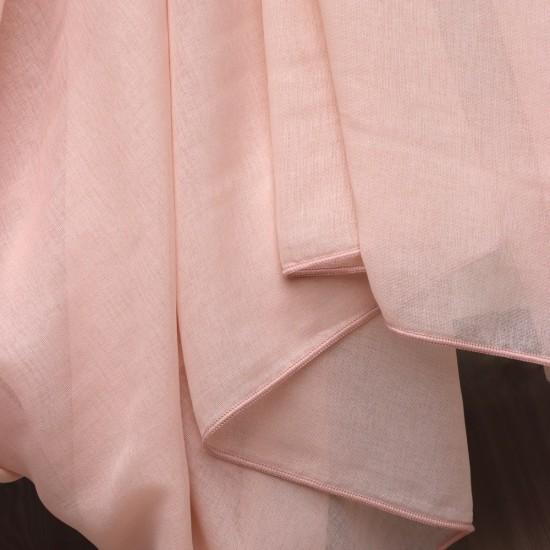 Yalıkavak V-3 Wholesale Brode Embroidered Tulle Curtain Fabrics Living Room and Bedroom Curtains 4 Models 100% Polyester