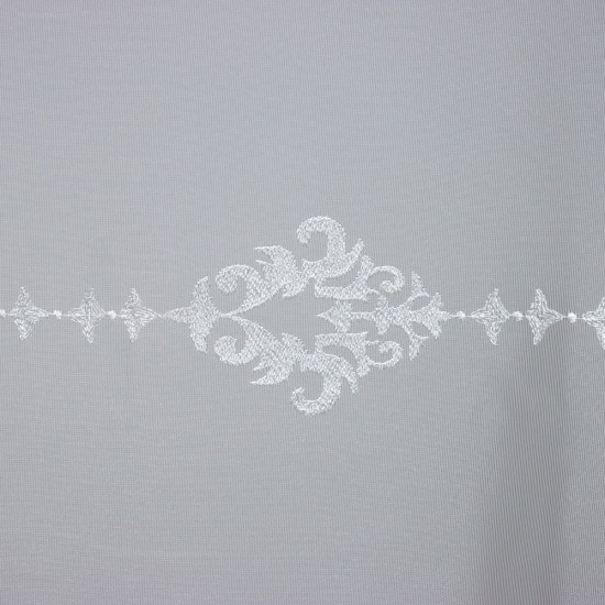 Newcity V--1 Wholesale Embroidered Brode Tulle Curtain Fabrics Living Room and Bedroom Curtains 4 Models 100% Polyester