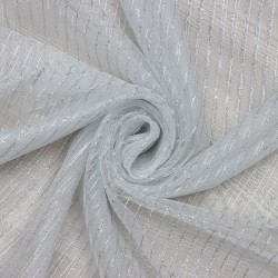 Yıldız V--1 Wholesale Silvery Tulle Curtain Fabrics Living Room and Bedroom Curtains 5 Models 100% Polyester