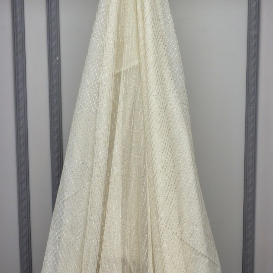 Yıldız V-2 Wholesale Silvery Tulle Curtain Fabrics Living Room and Bedroom Curtains 5 Models 100% Polyester