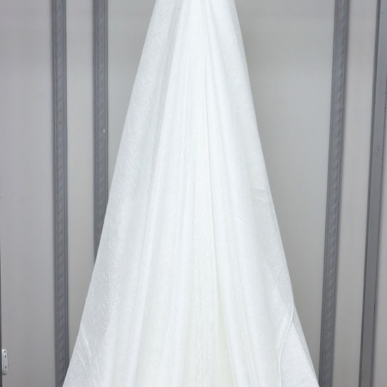 Çizgi Wholesale Transparent Tulle Curtain Fabrics Living Room and Bedroom Curtains  100% Polyester