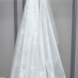 Cloud V-2 Wholesale Embroidered Tulle Curtain Fabrics Living Room and Bedroom Curtains 4 Models 100% Polyester