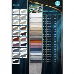 Parker Color Chart Wholesale Linen Blackout Background Curtain Fabrics Living Room and Bedroom Curtains 19 Models 100% Polyester