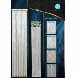 32545 Color Chart Wholesale Raschel Knit Tulle Curtain Fabrics Living Room and Bedroom Curtains 4 Models 100% Polyester