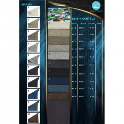 Holmes Color Chart Wholesale Jacquard Background Curtain Fabrics Living Room and Bedroom Curtains 10 Models 100% Polyester