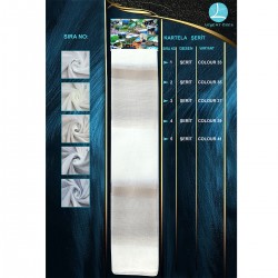 Lace Color Chart Wholesale Linen Tulle Curtain Fabrics Living Room and Bedroom Curtains 5 Models 100% Polyester