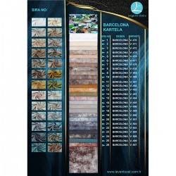 Barcelona Color Chart Wholesale Jacquard Background Curtain Fabrics Living Room and Bedroom Curtains 26 Models 100% Polyester