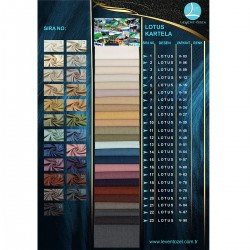 Lotus Color Chart Wholesale Linen Background  Curtain Fabrics Living Room and Bedroom Curtains 23 Models 100% Polyester